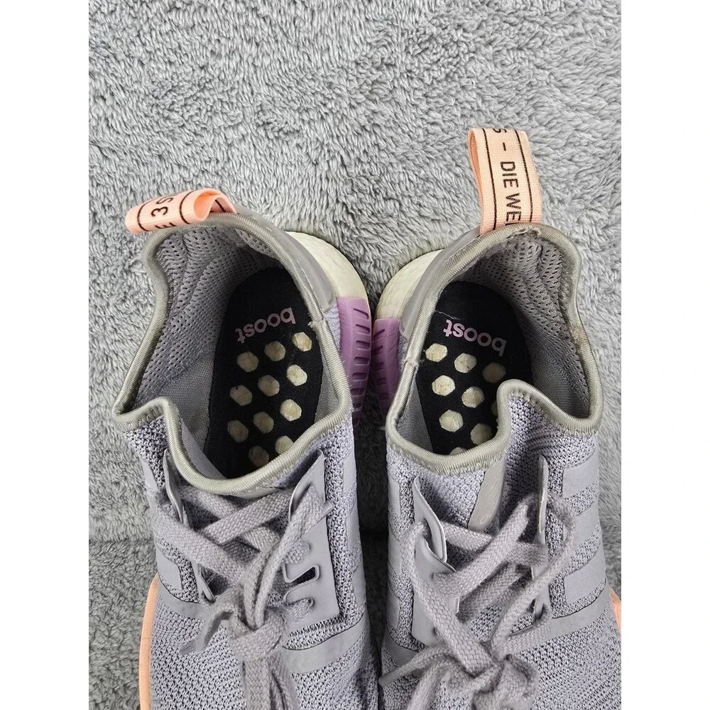 ​Adidas NMD R1 Grey Orchid Tint Men's Size 10 Boost Running Shoes B37647